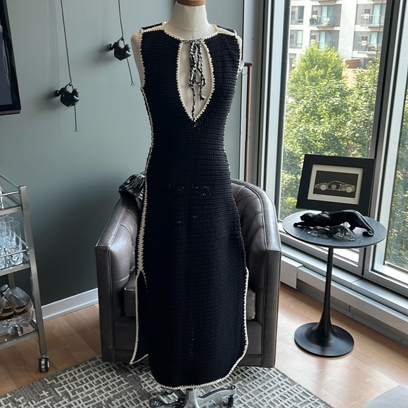 New Sportmax Max Mara Knit Long Dress Size 38 IT - Picture 1 of 13